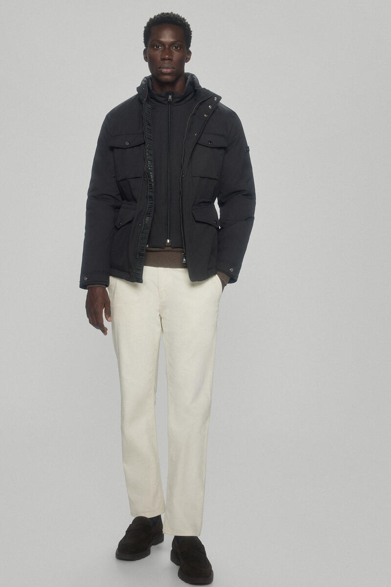 Pedro del Hierro Jacket with removable lining Black