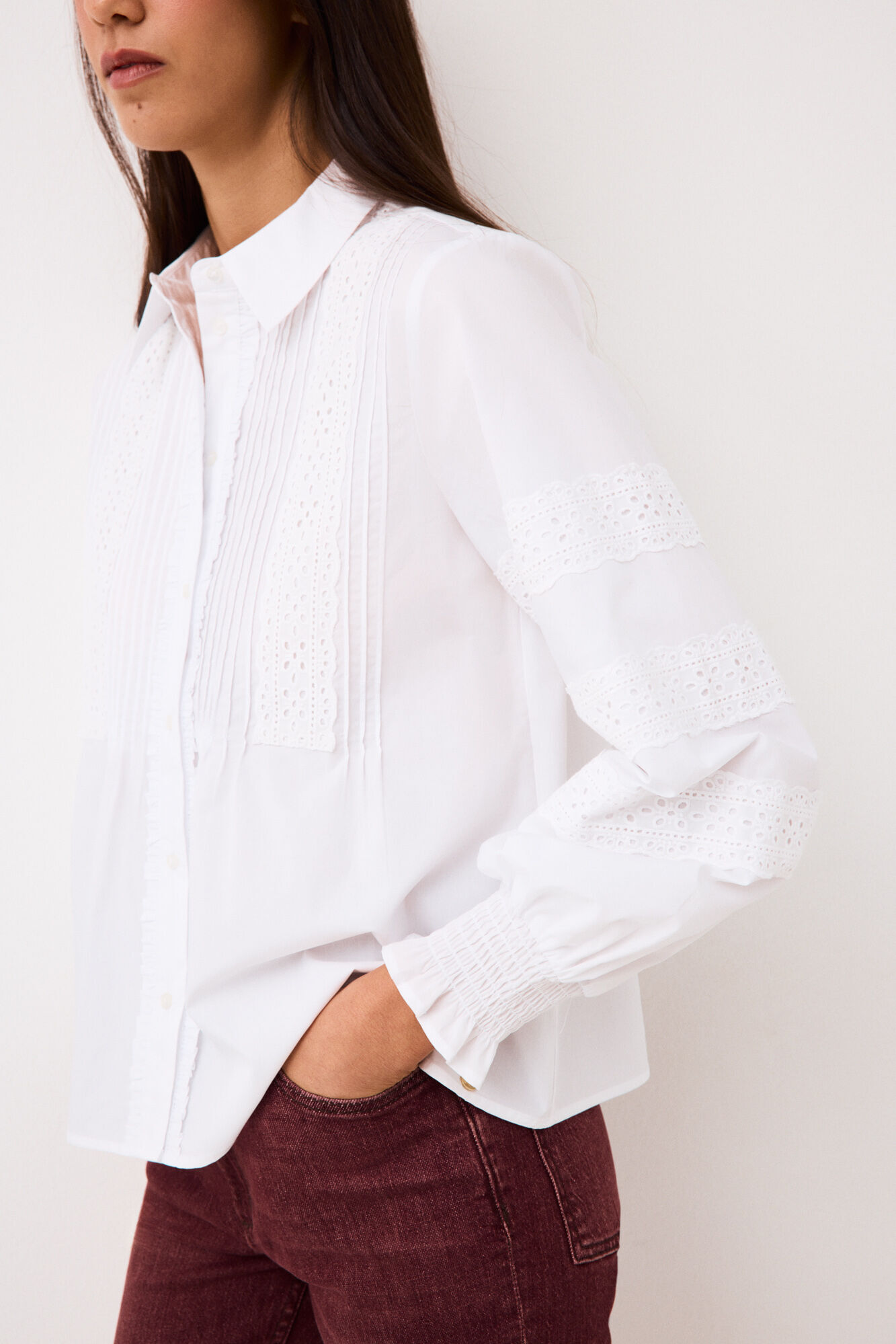 Pedro del Hierro Embroidered romantic blouse