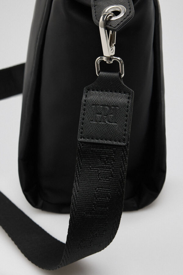 Pedro del Hierro Bolso shopper medio nylon monogram Negro