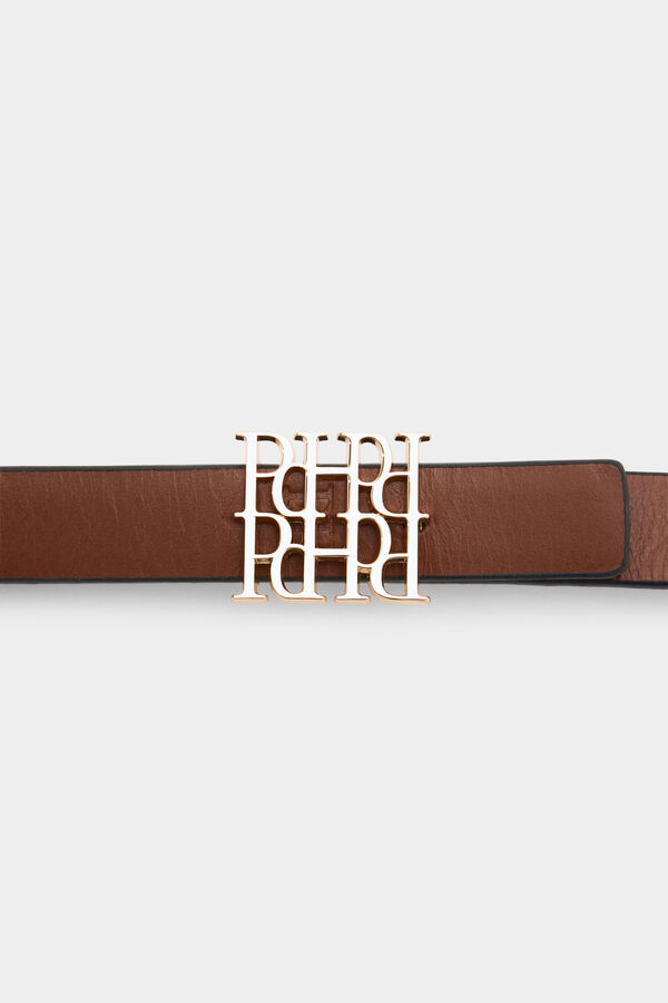 Pedro del Hierro Reversible leather belt Red