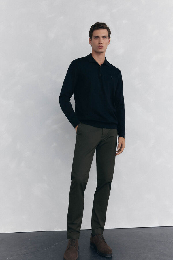 Pedro del Hierro Polo-neck jumper Black
