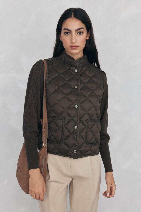 Pedro del Hierro Colete acolchoado Verde