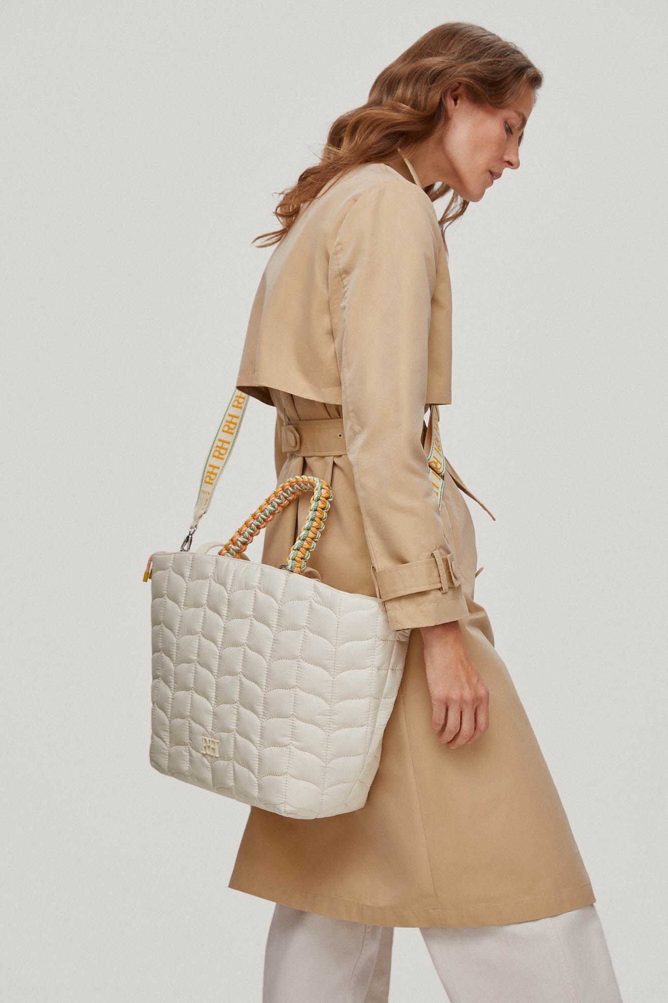 Bolso cheap beige acolchado