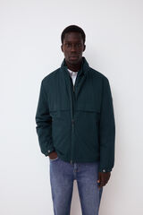 Pedro del Hierro Jacket with zip fastening lining Green