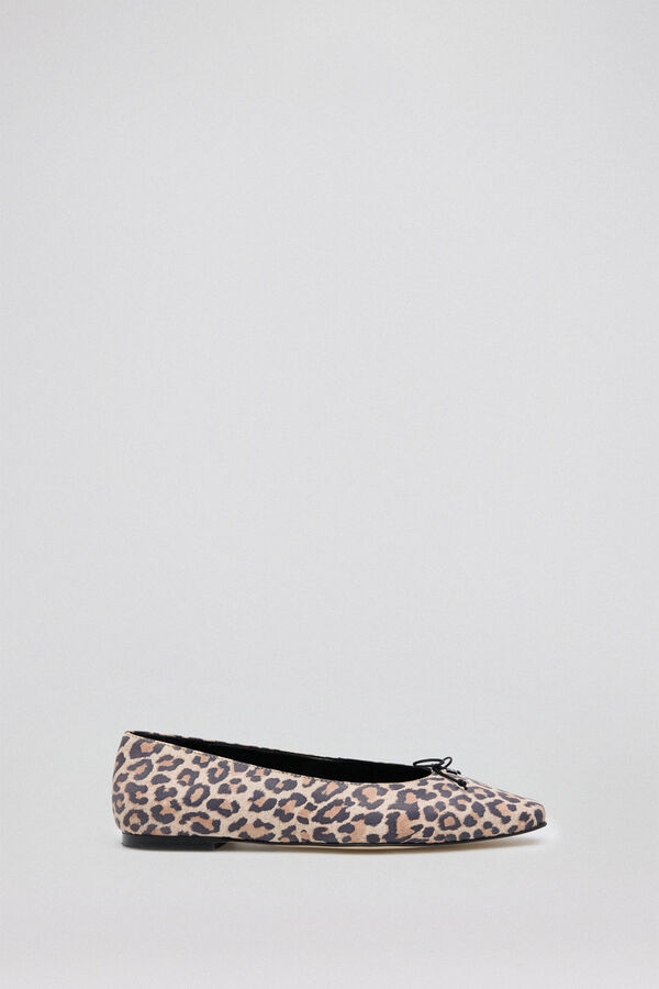 Pedro del Hierro Bailarina animal print Cizento