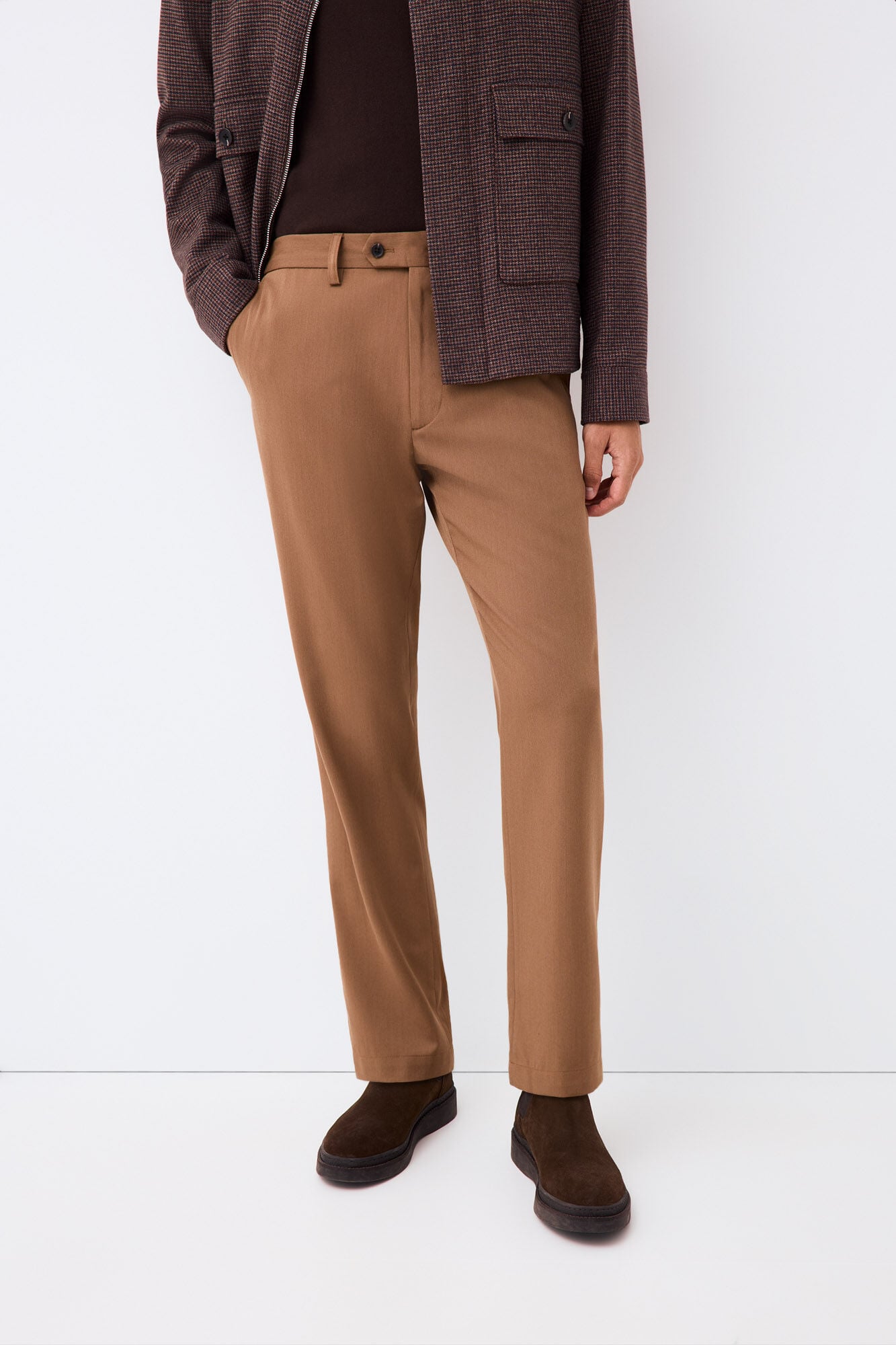 Pedro del Hierro Tapered elasticated trousers