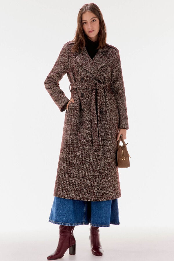 TFP by Tamara Falcó Double double-breasted coat Grey