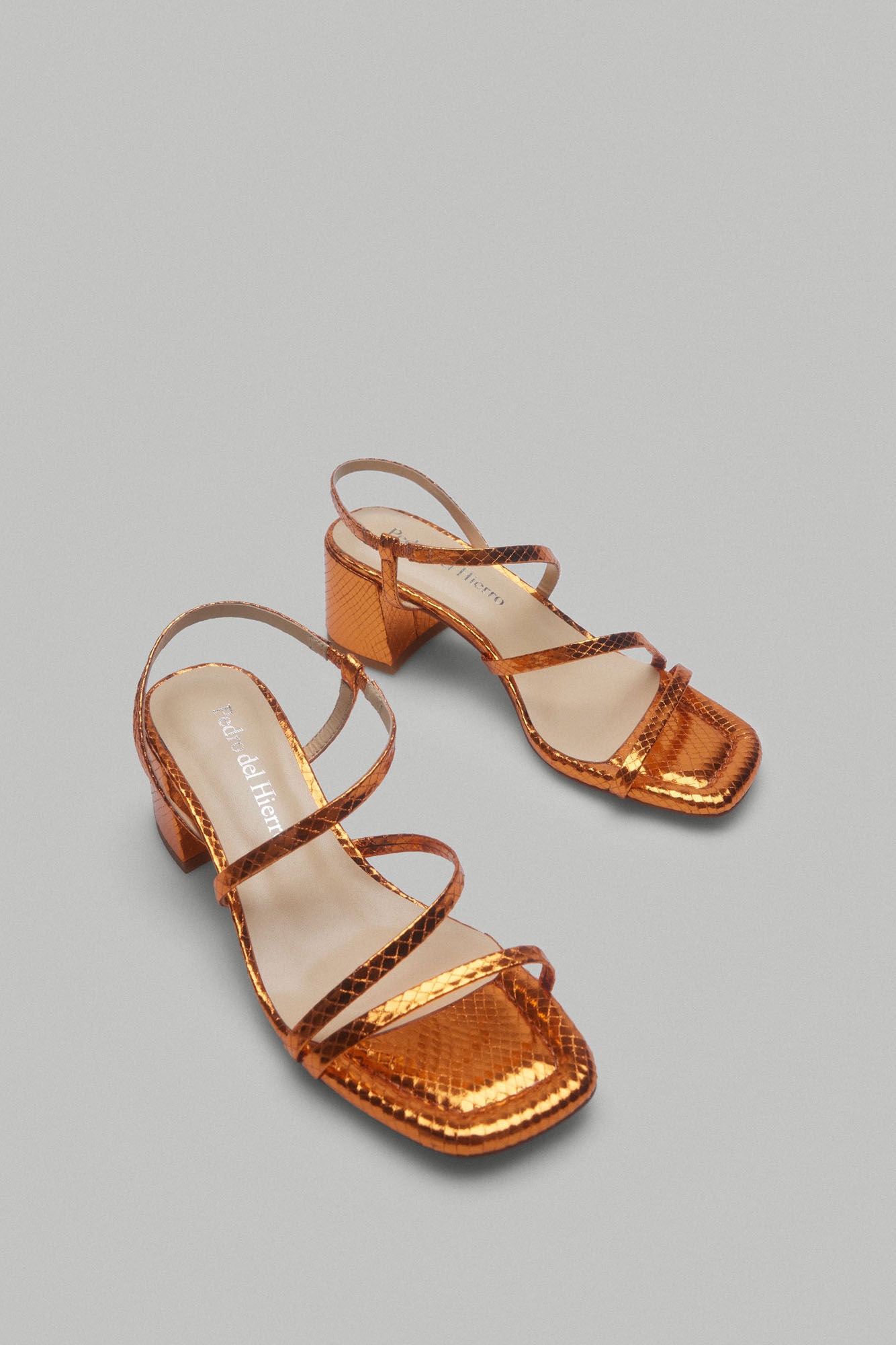 Pedro del Hierro Mid-heel multi strap sandals