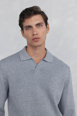 Pedro del Hierro Colar polo liso torcida Cizento
