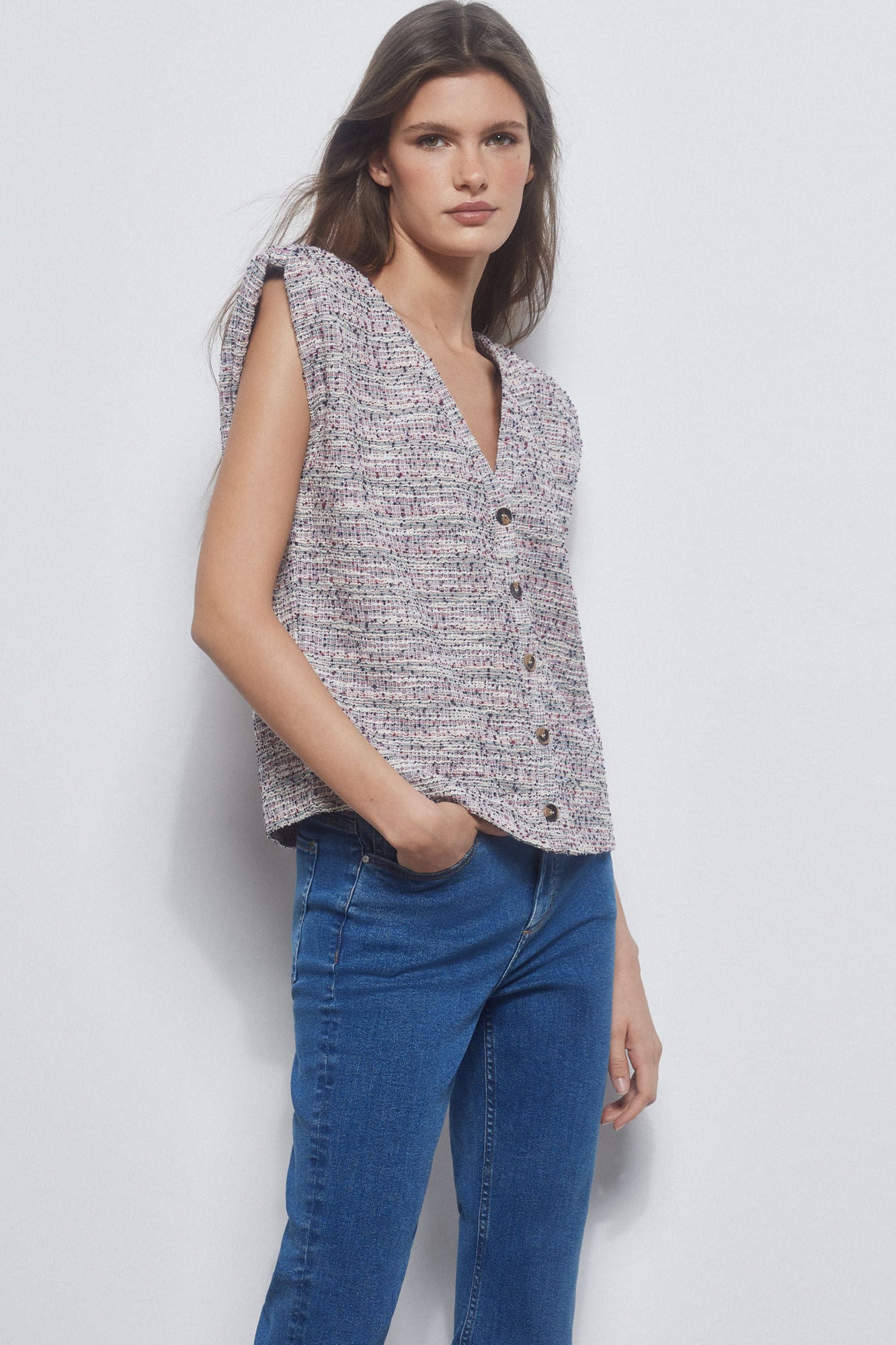 Pedro del Hierro Structured vest
