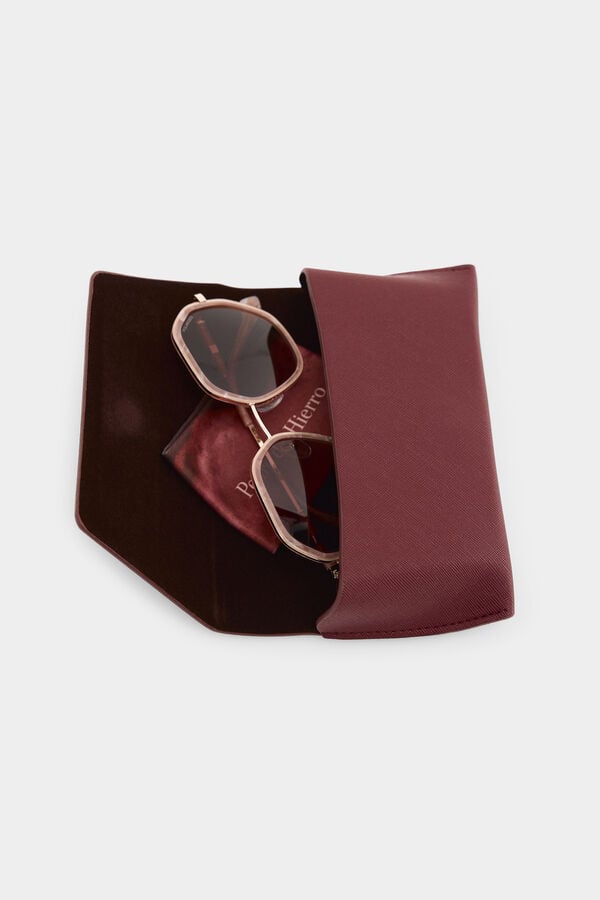 Pedro del Hierro Metal frame sunglasses Pink