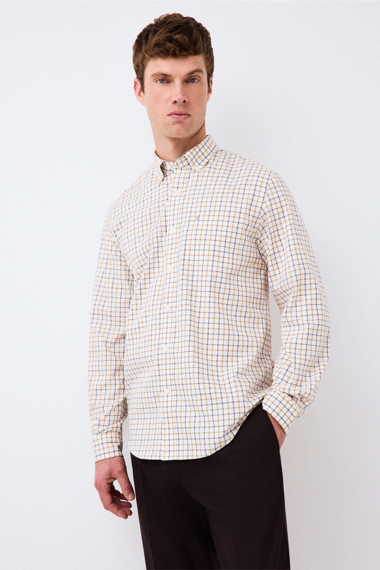Pedro del Hierro Plaid regular fit shirt