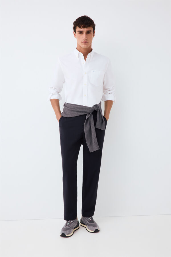 Pedro del Hierro Plain oxford shirt White