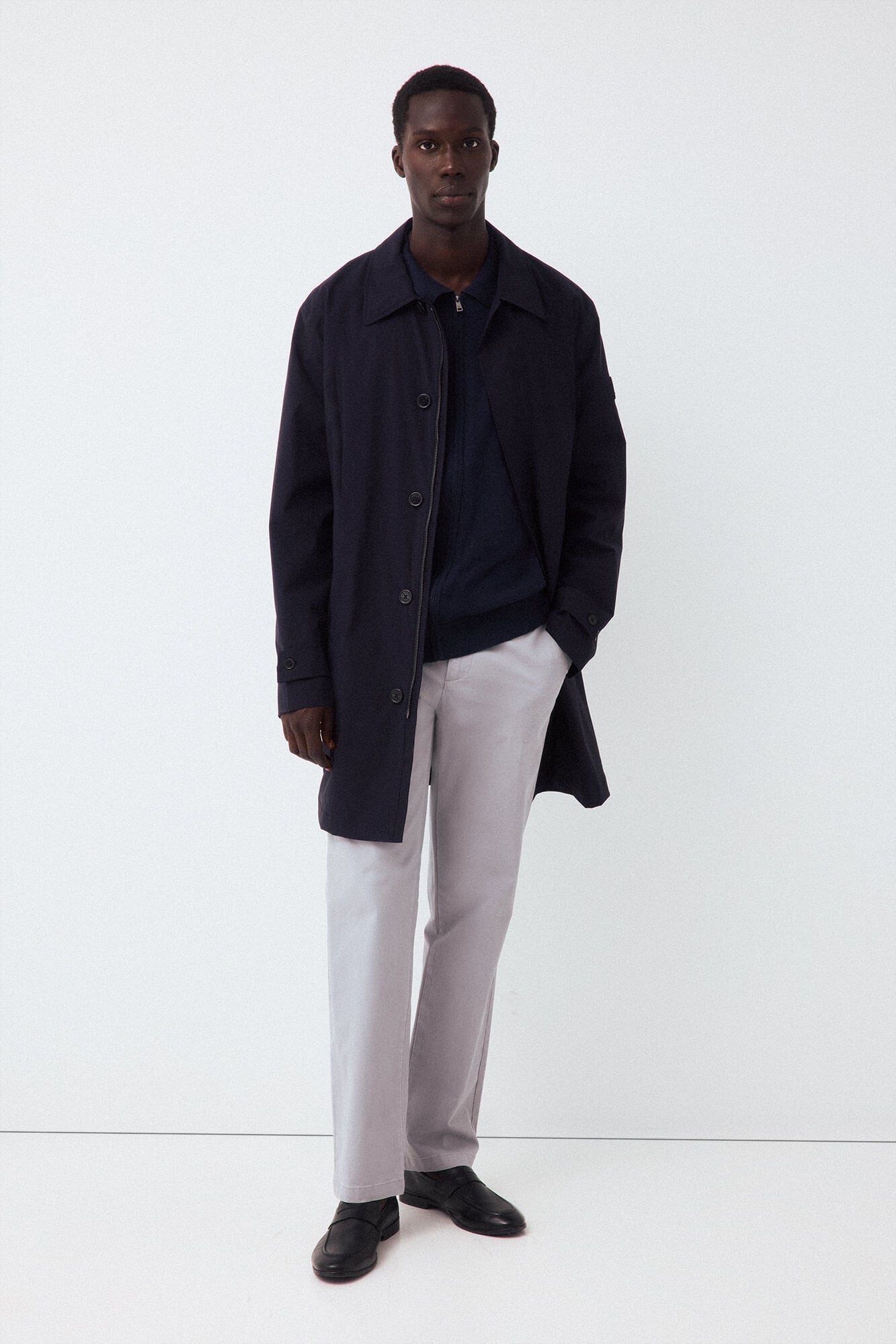 Pedro del Hierro Twill light regular dress chinos