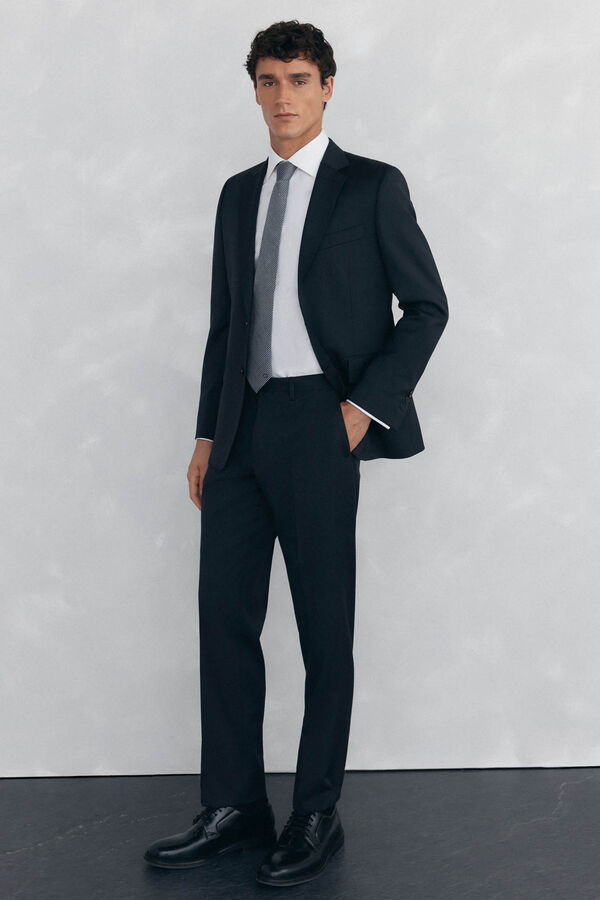 Pedro del Hierro Shirt with cufflinks, non-iron and stain-resistant White