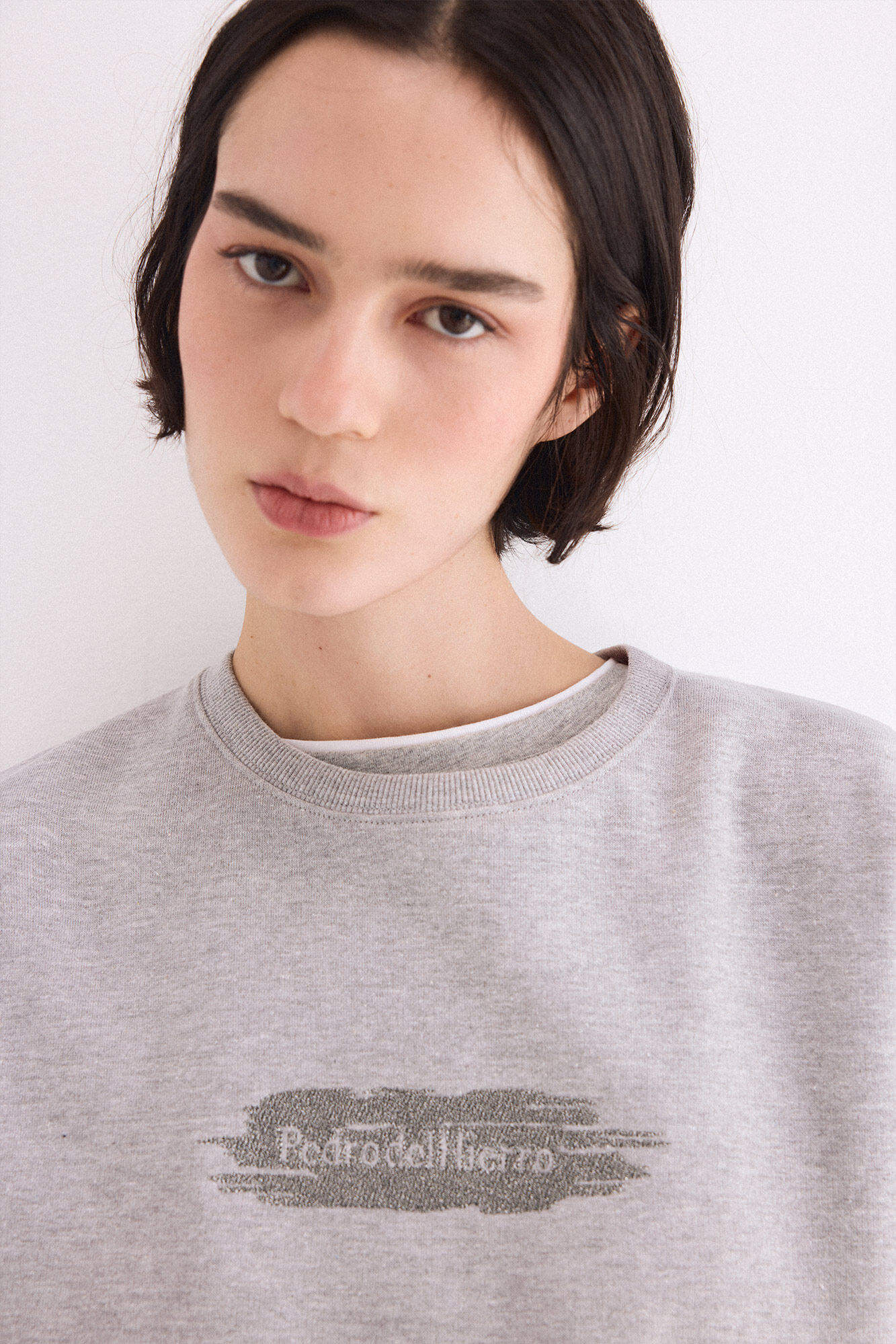 Pedro del Hierro Sudadera logo bordado PdH