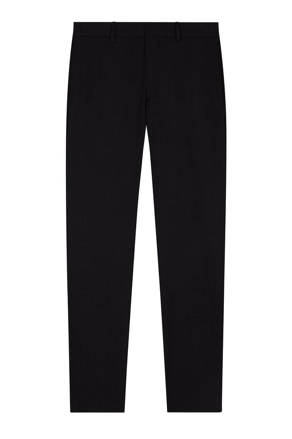 Pedro del Hierro Regular fit darted chino trousers Grey