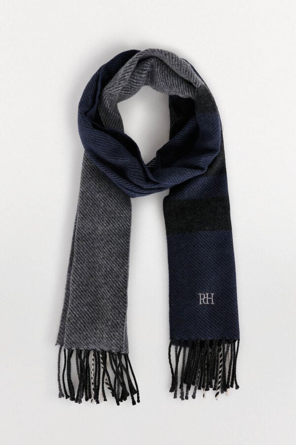 Pedro del Hierro Fabric scarf Blue