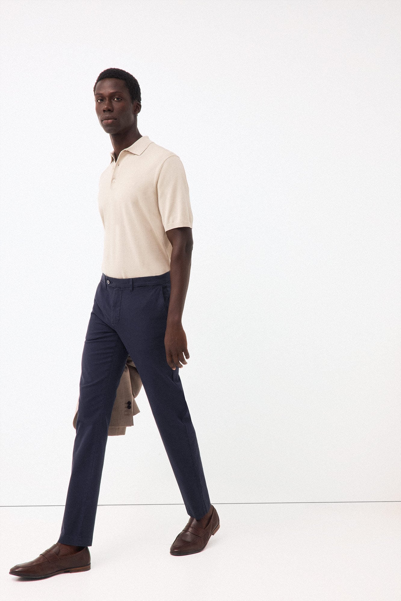 Pedro del Hierro Lightweight structure slim chinos