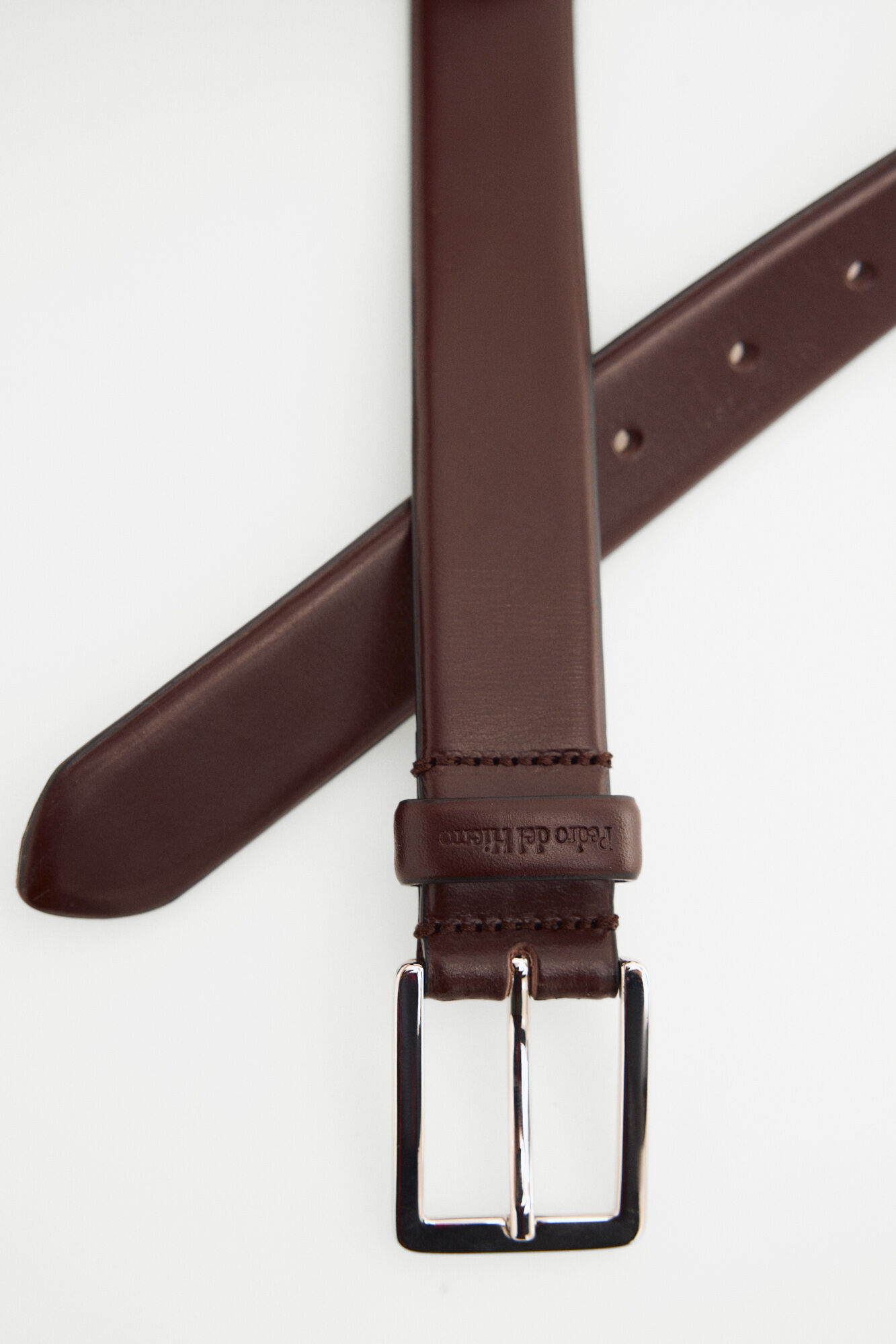 Pedro del Hierro leather dress belt