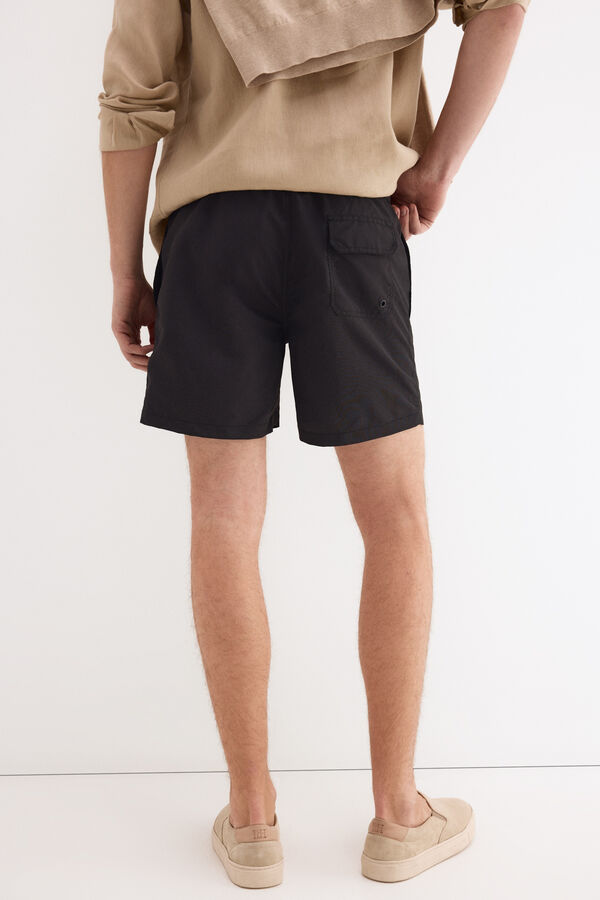 Pedro del Hierro Plain button fastening swimwear Black