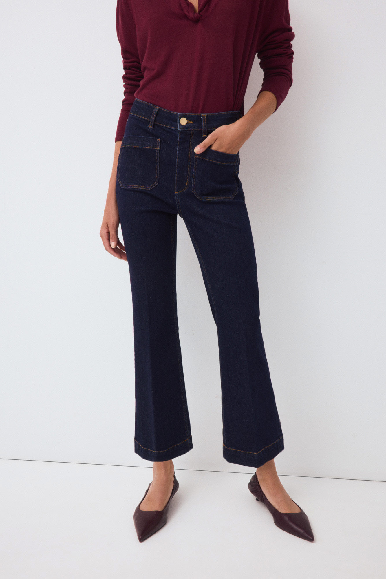 Pedro del Hierro Capri push up flare jeans