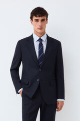 Pedro del Hierro Blazer de fato coordenado slim olho de perdiz Azul