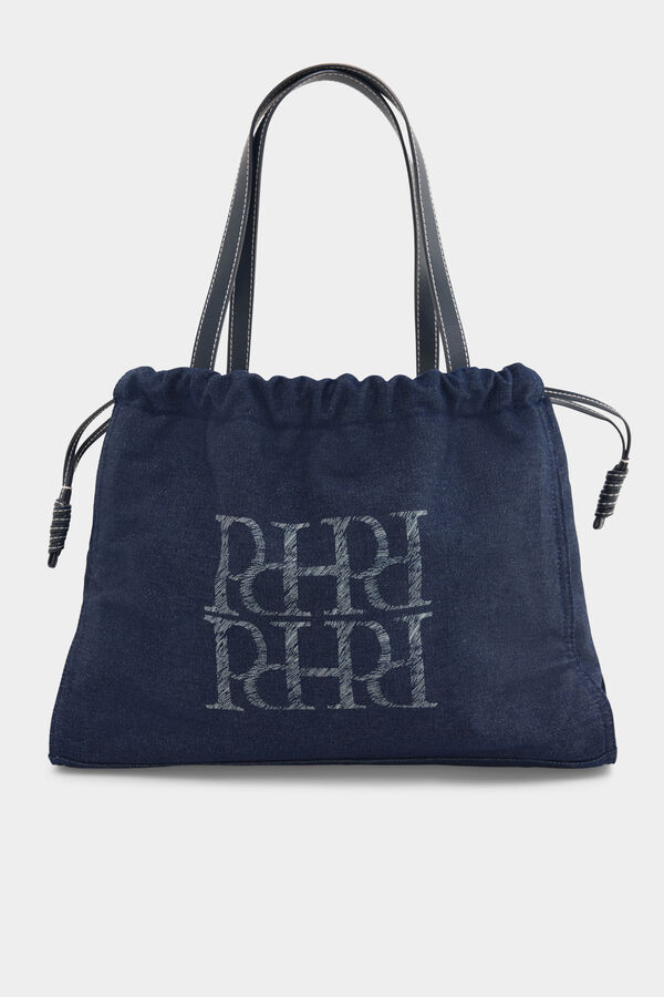 Pedro del Hierro Shopper denim Azul