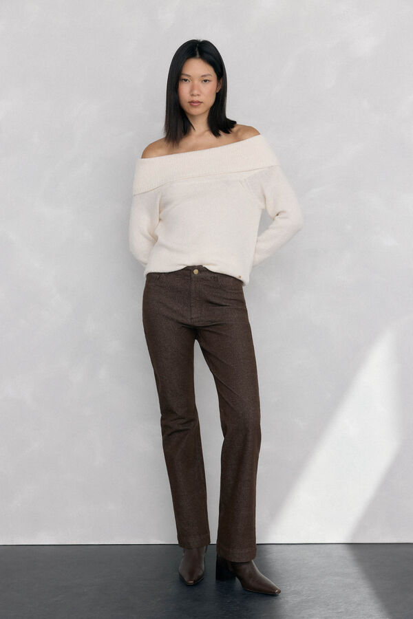 Pedro del Hierro Jeans stove pipe basic Brown