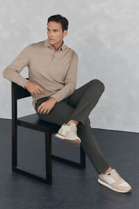 Pedro del Hierro Slim-fit print chinos pants