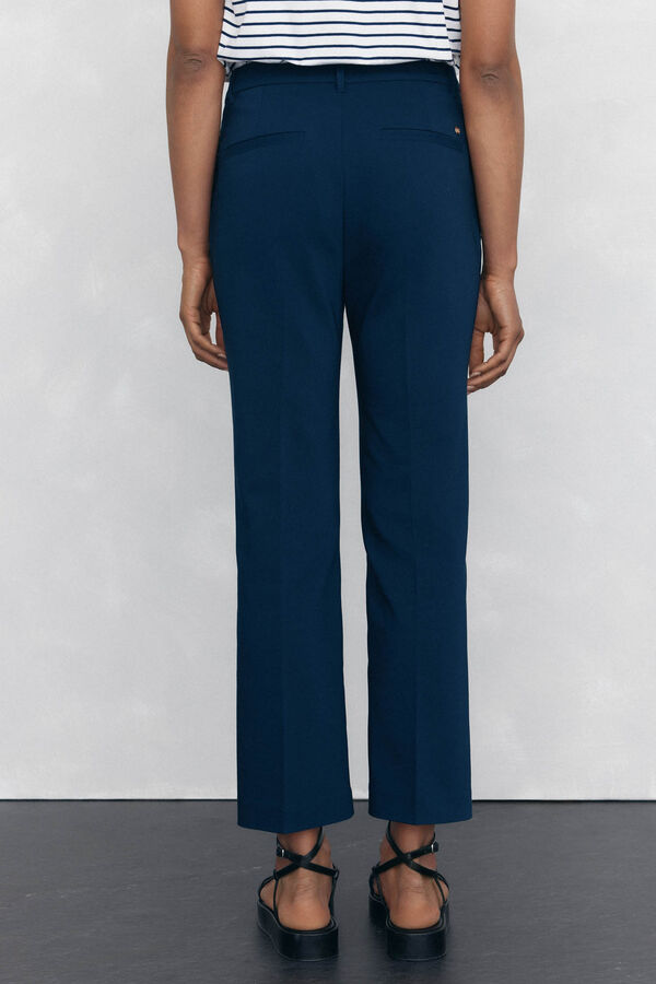 Pedro del Hierro Classic straight pants Blue