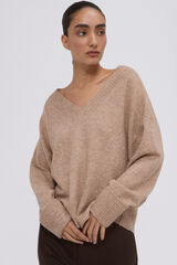 Pedro del Hierro Jersey cuello pico Beige