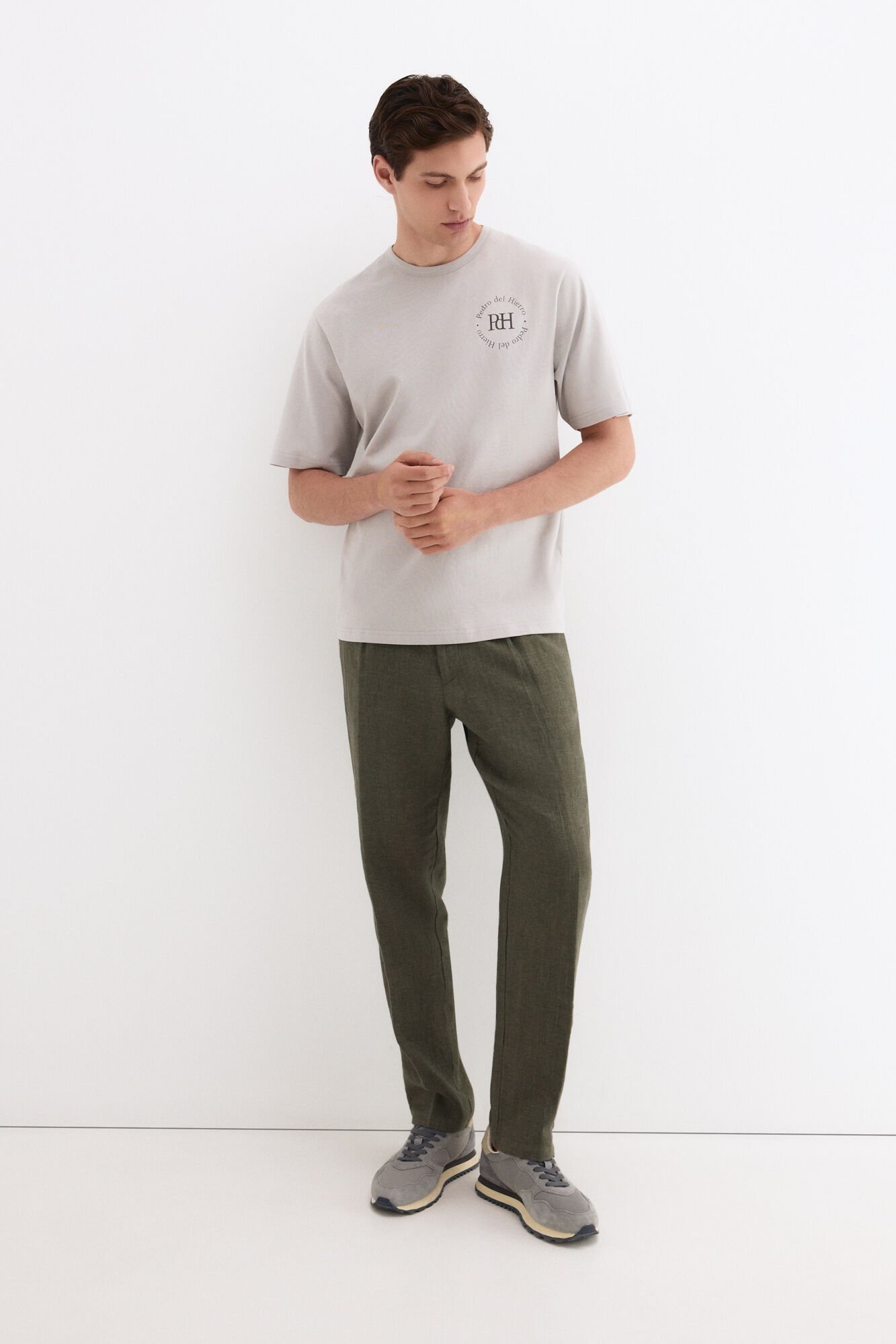 Pedro del Hierro Printed logo T-shirt