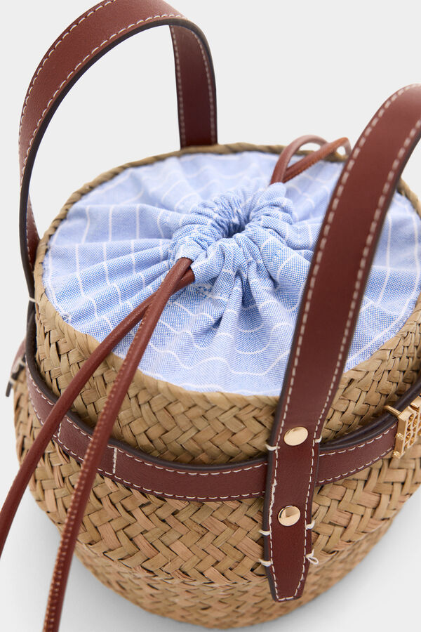 Pedro del Hierro Mala cubo efeito r&aacute;fia Preto