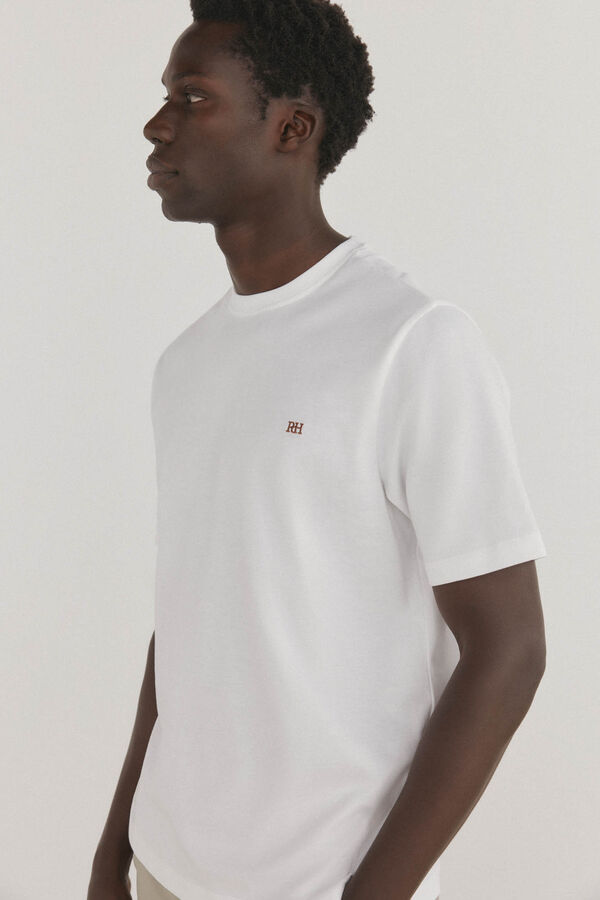 Pedro del Hierro Basic T-shirt Ecru