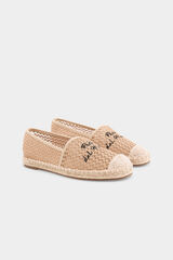 Pedro del Hierro Logo espadrille Ecru