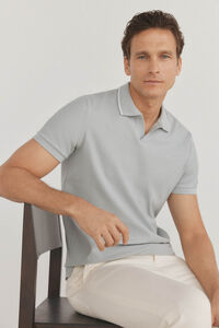 Pedro del Hierro Textured polo shirt