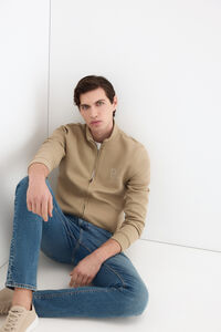 Pedro del Hierro Technical fabric cardigan