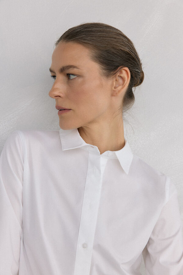 Pedro del Hierro Camisa b&aacute;sica easy iron White