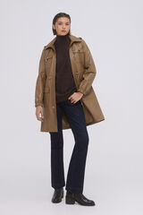 Pedro del Hierro Parka de piel Marrón