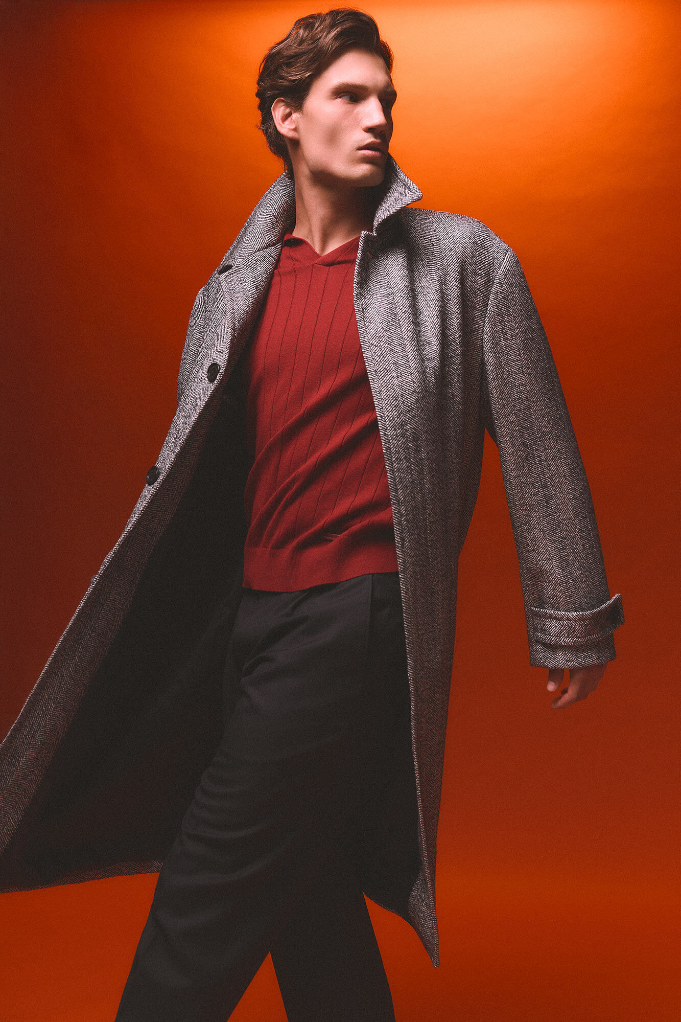 Pedro del Hierro Premium structured cotton silk cashmere jersey