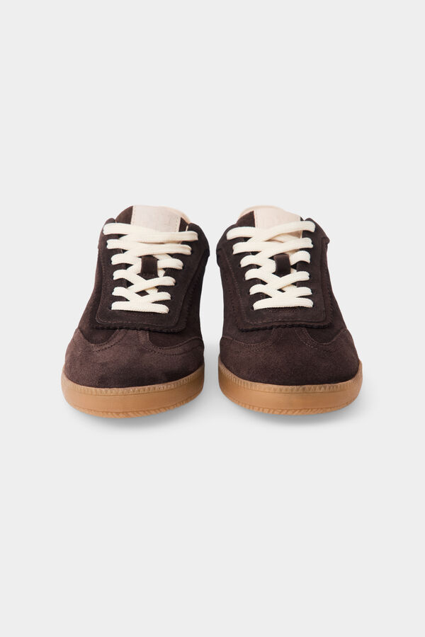 Pedro del Hierro Leather sneaker Brown