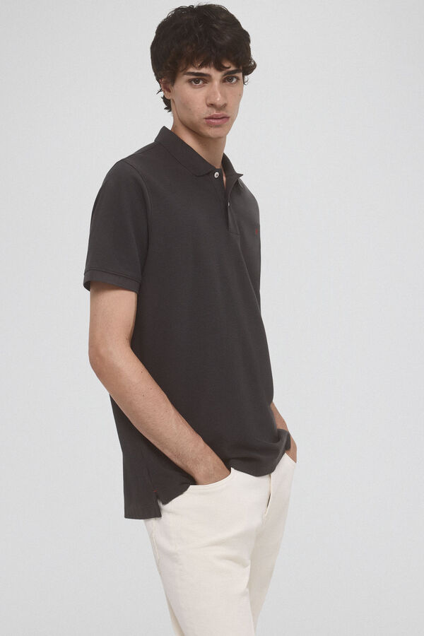 Pedro del Hierro Essential polo shirt  Grey