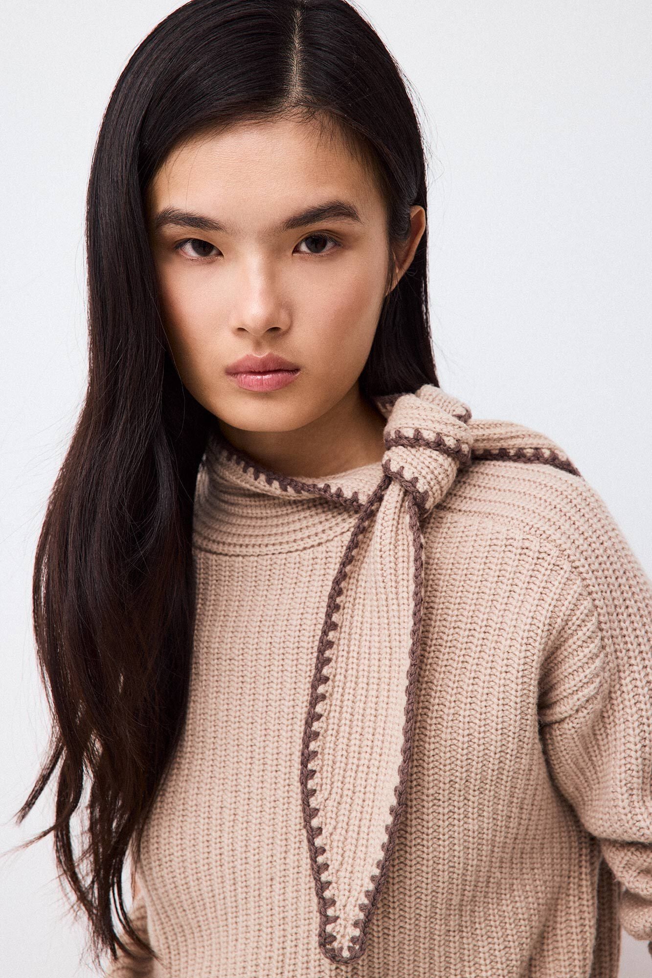 Pedro del Hierro Tie neck jumper