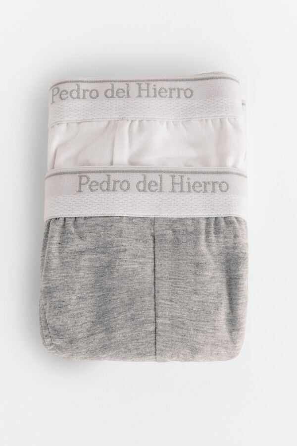 Pedro del Hierro Pack of 2 jersey-knit briefs White