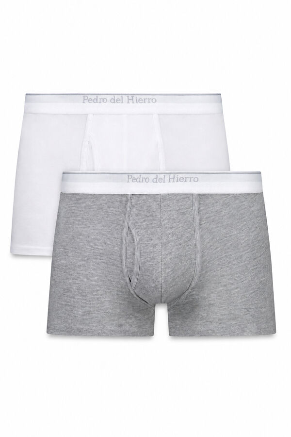 Pedro del Hierro Pack 2 boxer punto Blanco