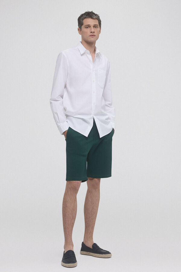 Pedro del Hierro Camisa tecido Branco