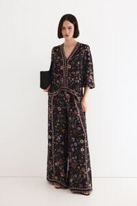 TFP by Tamara Falc&oacute; Printed fluid trousers