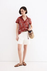 Pedro del Hierro Printed short sleeve polo shirt