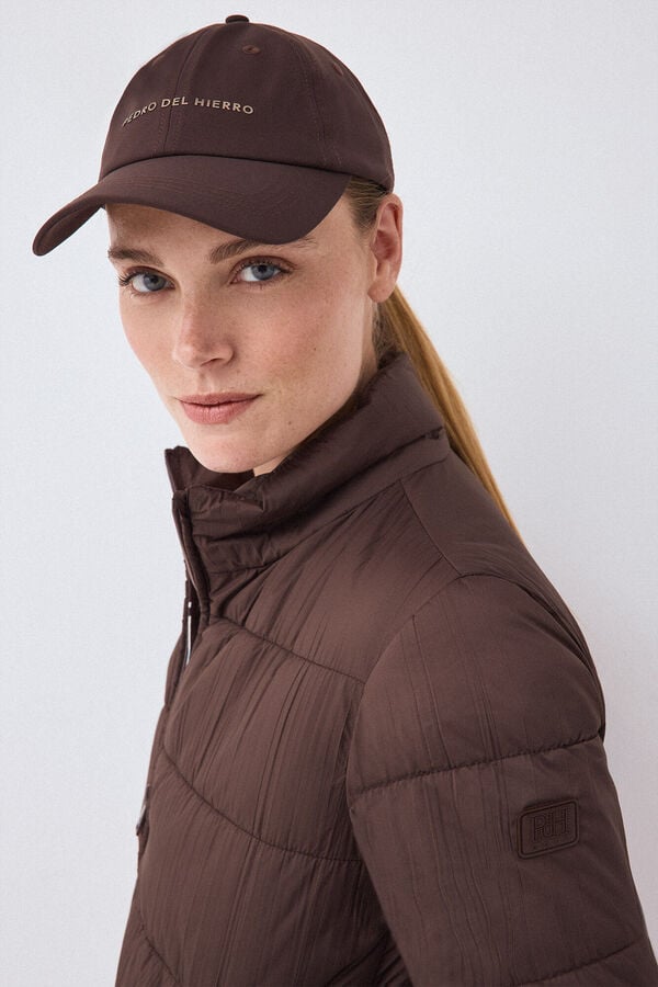 Pedro del Hierro Puffer anorak Brown
